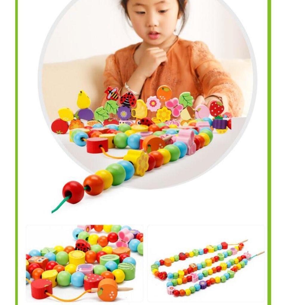 Brinquedos Educativos Matemáticos De Madeira Para Frutas - Imagem 2