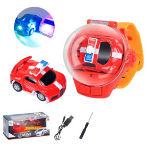 Mini Relógio Infantil Carro De Brinquedo Com Luzes Presente