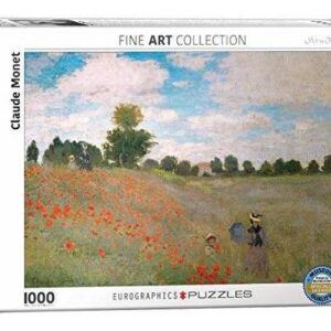 Eurographics O Campo De Papoula Por Claude Monet 1000