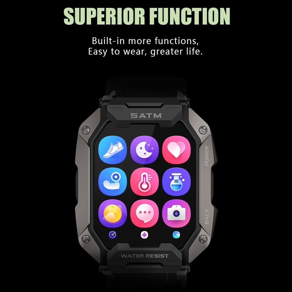 Smartwatch Para Esportes Ao Ar Livre Para Homem Lok - Imagem 10