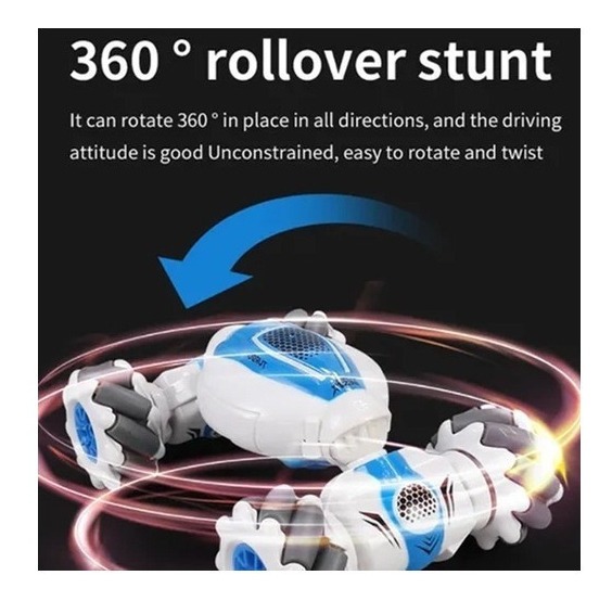 Lazhu Carro Stunt Rc Gestos De Mão Sensor Acrobático - Imagem 8