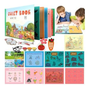 Livro Silencioso Animal,brinquedos Interativos Montessoriano
