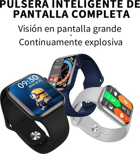 Hw16 Smartwatch Bluetooth Chamadas Controle Botão Rotativo - Imagem 2