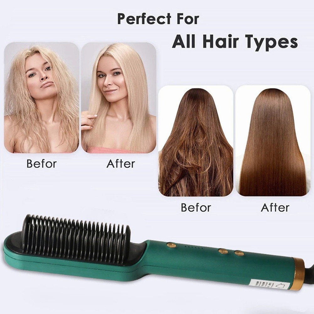 Escova Alisadora Basiq Elegante Escova Profissional -eu Plus - Imagem 4
