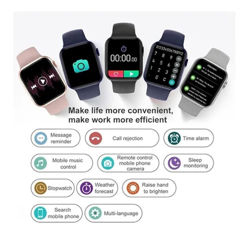 Homens Mulheres Dt100 Pro Smartwatch Para iPhone Xiaomi - Imagem 15