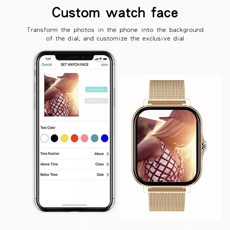 Smartwatch Bluetooth Esportivo À Prova D'água - Imagem 35