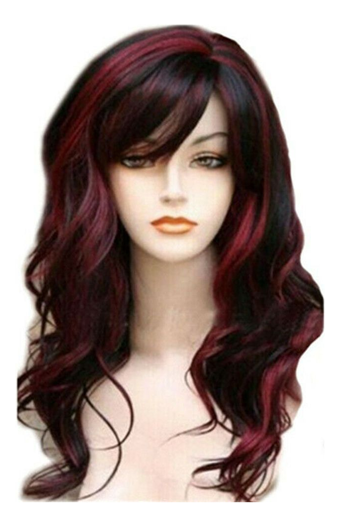 Perucas Longas Encaracoladas Peruca De Cabelo Ombreparty Per - Imagem 8