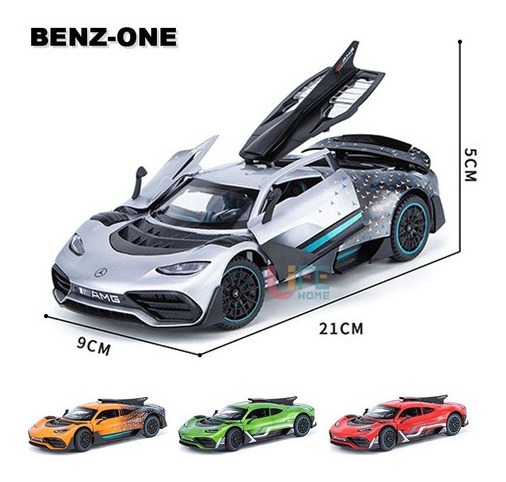 Carro Miniatural Benz Amg One Com Som E Luzes 1/24 - Imagem 7