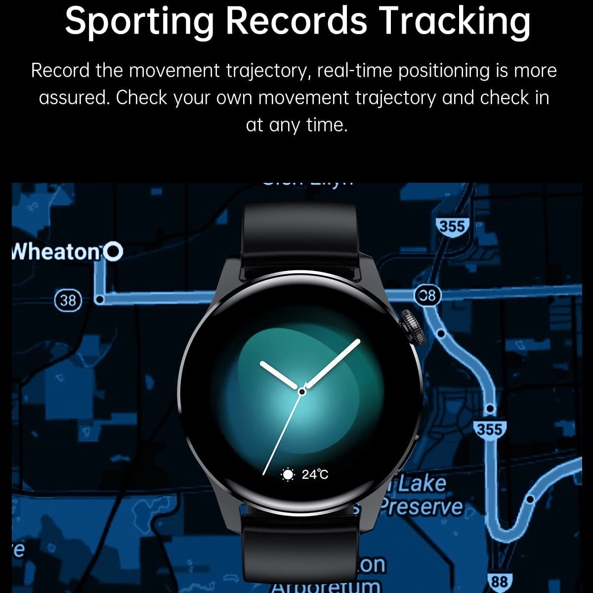 Smartwatch Para Homens Relógios De Negócios Para An - Imagem 20