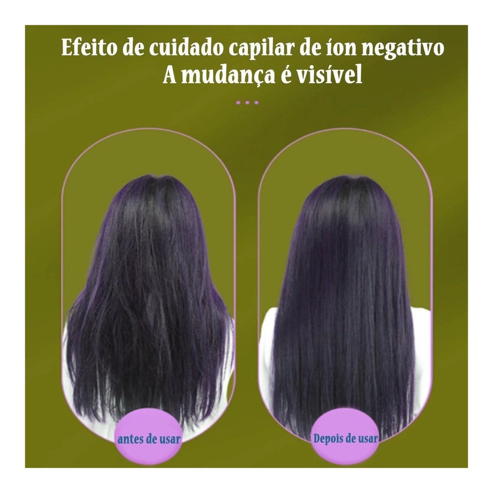 Basiqe Sleek Gold Escova Anion Cabelo Escova Basiqe Elegante - Imagem 4