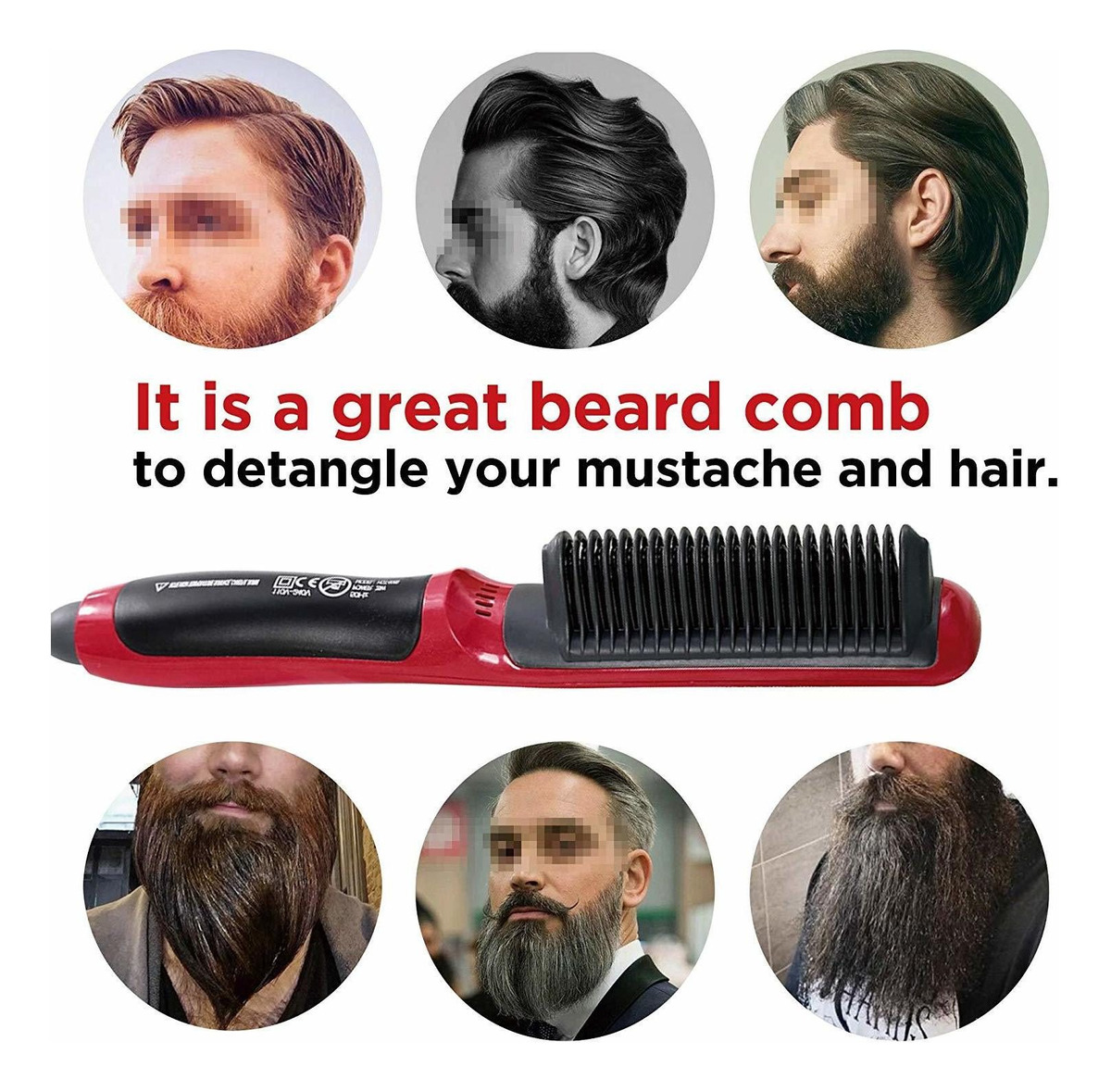 Escova De Alisamento De Cabelo Profissional - Imagem 9