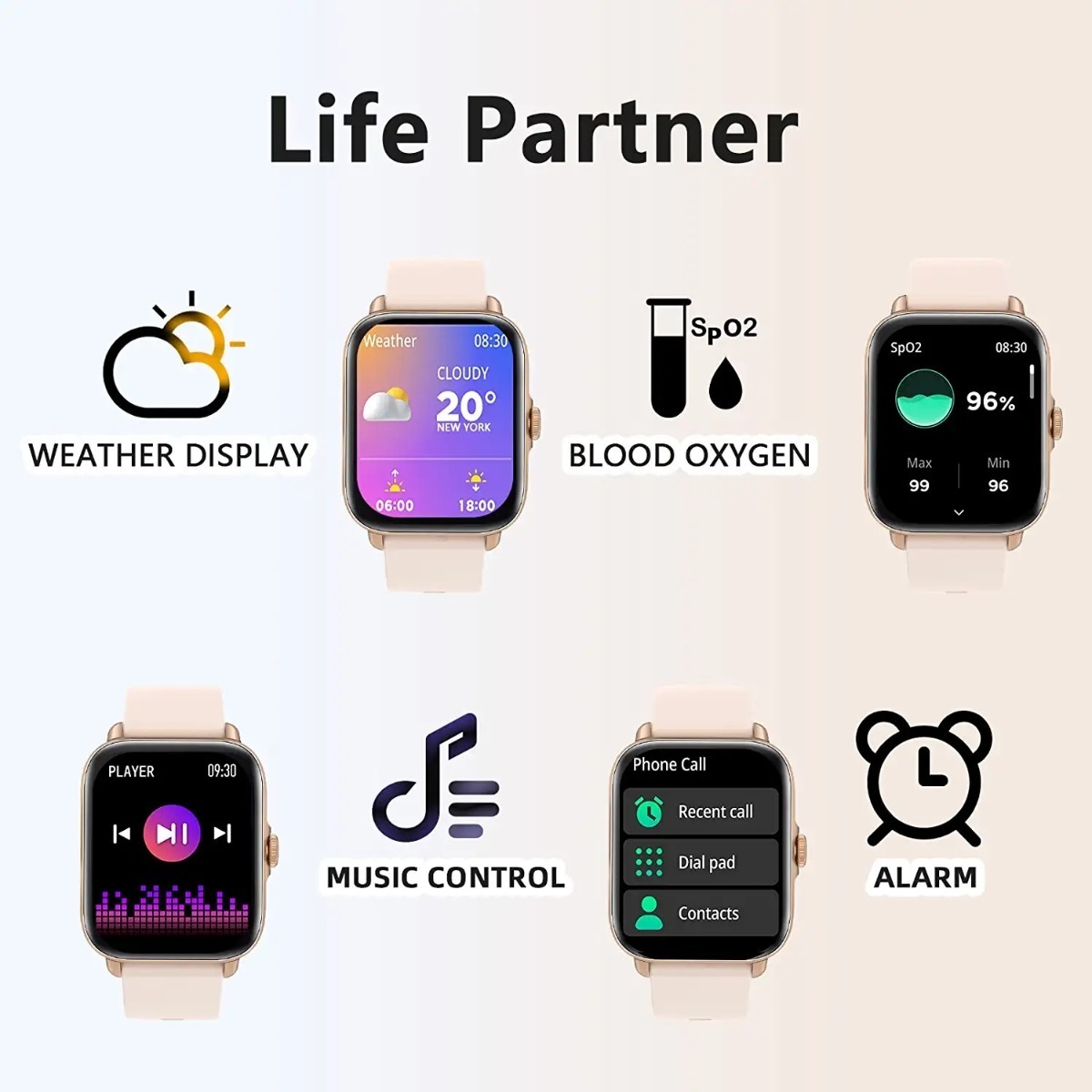 Smartwatch Para Homens E Mulheres (recepção De Cham - Imagem 24