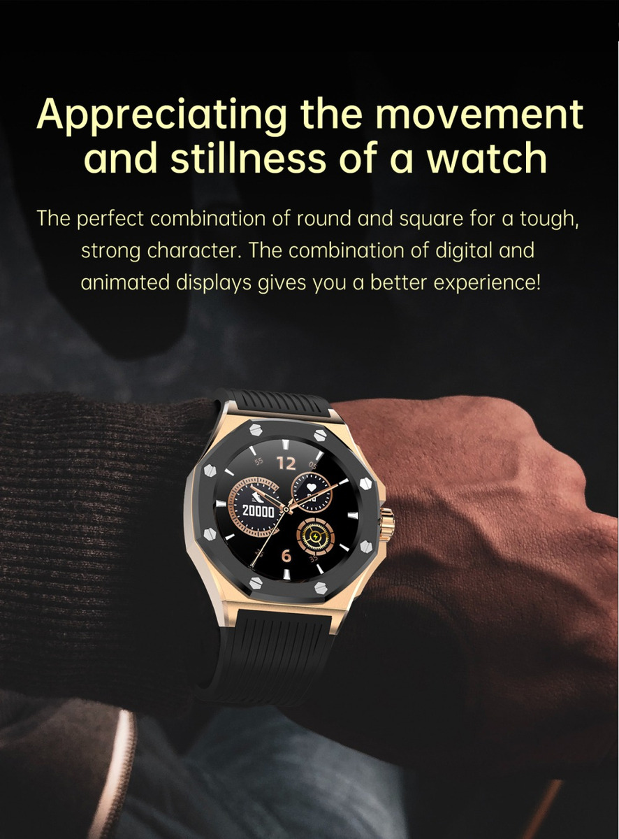 Smartwatch Relógio Kumi Gw20 Caixa Metal Ipx7 À Prova D'água - Imagem 6