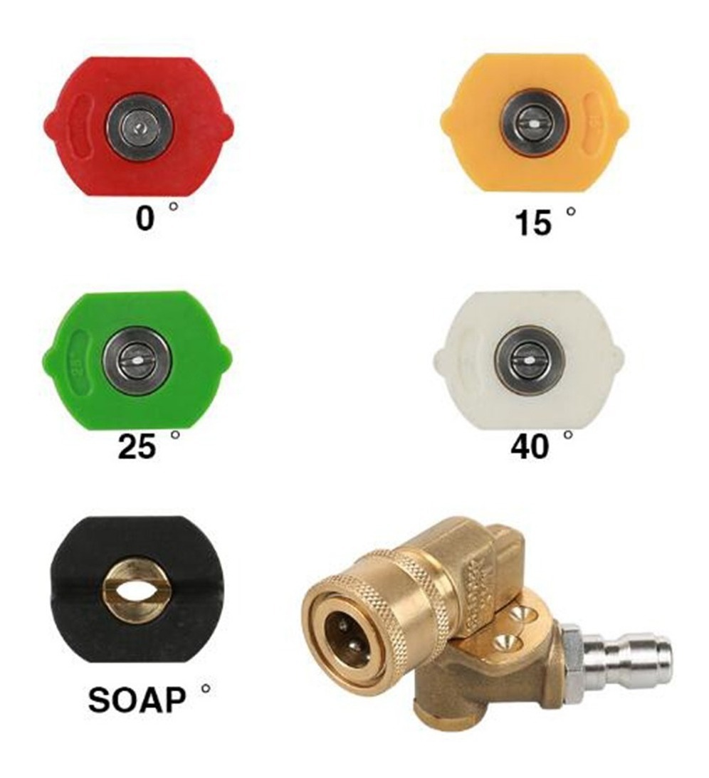 Kit De Acessórios Para Lavadora De Alta Pressão, 5 Bicos - Imagem 4