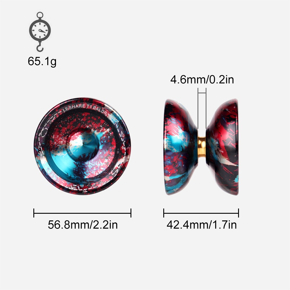 Yoyo Ball Yo Alloy Profissional Yo Yo, Iniciantes E Jogadore - Imagem 8