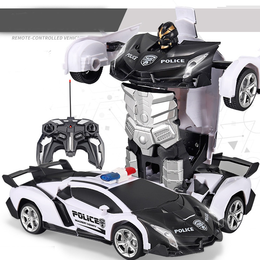 Brinquedo De Transformação Remota De Carro Robô De Controle - Imagem 11