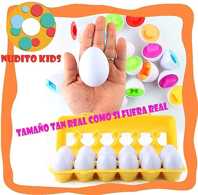 12pcs Brinquedo Educacional Bebê Brinquedo Ovo Quebra-cabeça - Imagem 4