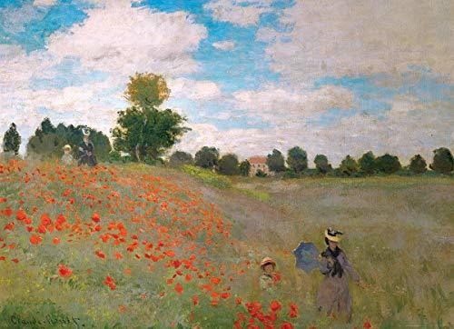 Eurographics O Campo De Papoula Por Claude Monet 1000 - Imagem 2