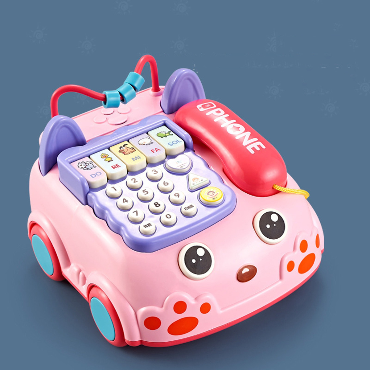 X, Brinquedo Musical Para Educação Infantil, Telefone De Sim - Imagem 3