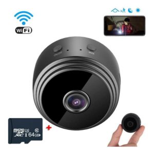 Mini Wifi Night Vision 1080p Câmera Espião+cartão De Memória