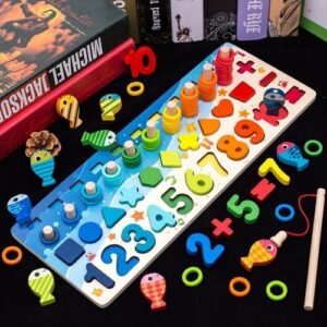 Montessori-brinquedo Educativo Infantil De Madeira D