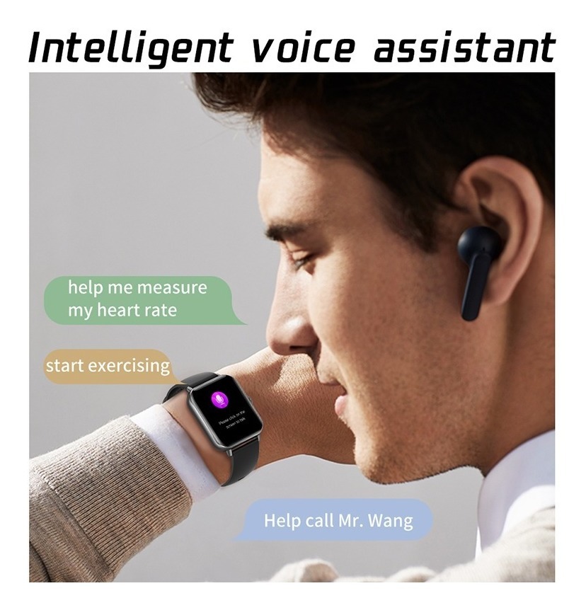 Smartwatch Smartwatch Masculino Bluetooth Call 1.69 - Imagem 3