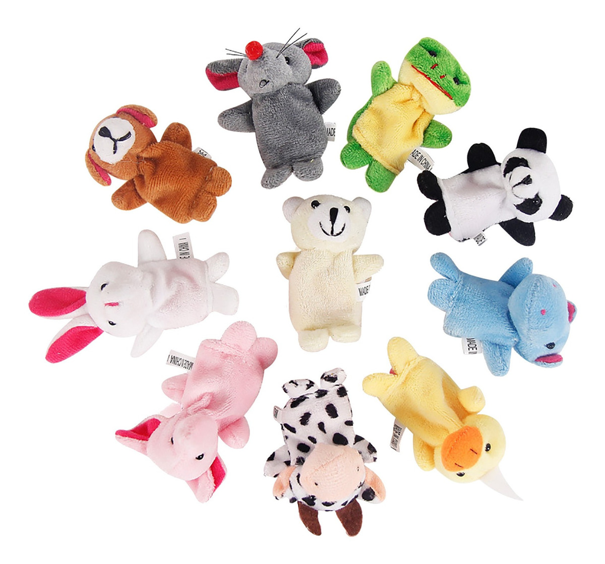 Bonecas De Dedo De Animais Pequenos Brinquedos Infantis Boni - Imagem 2