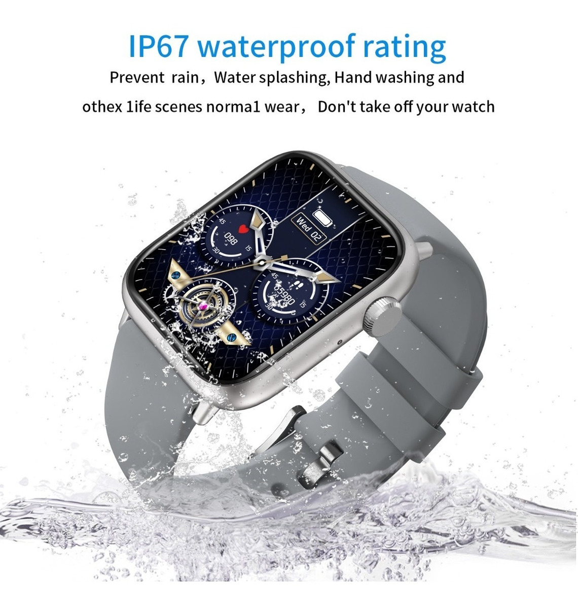 Smartwatch Bluetooth Call Assistant Relógio De Voz Sports Sm - Imagem 9