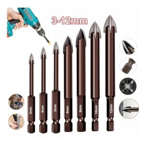 Maxx-furo Broca 7pcs Indestrutível Universal Fura Tudo Boa F