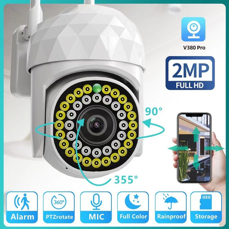 Câmera Externa Wifi Ip Prova D'água Infravermelho 1080p Yl07