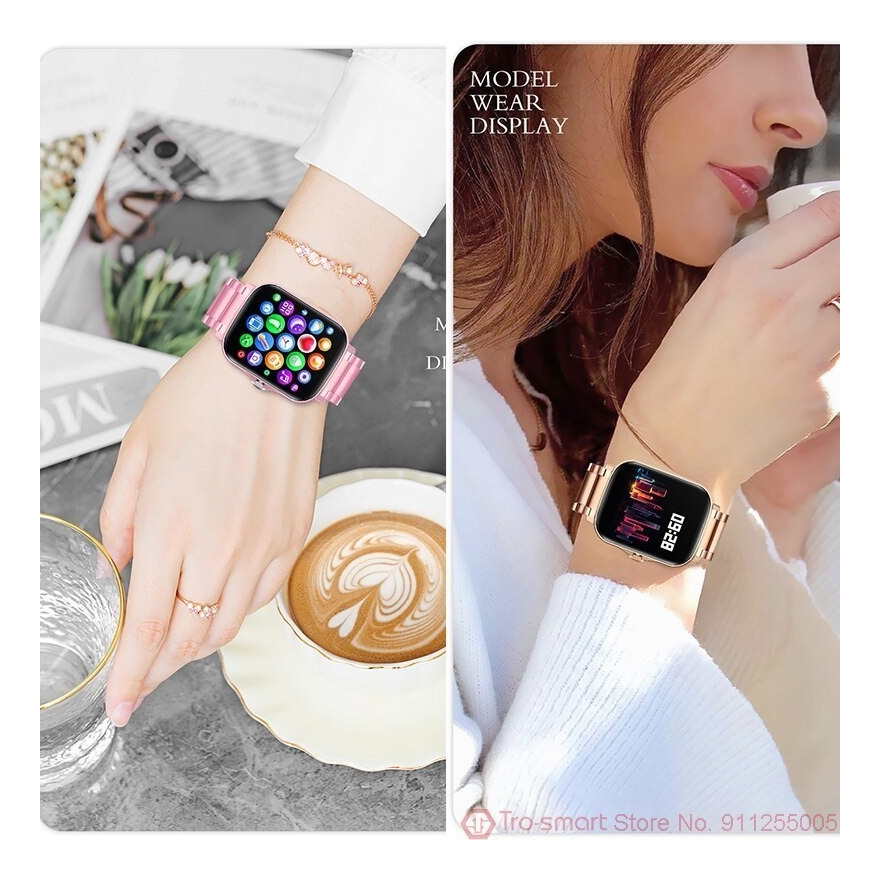 Relógio Smart Woman Para Android Ios Watch Intellige - Imagem 5