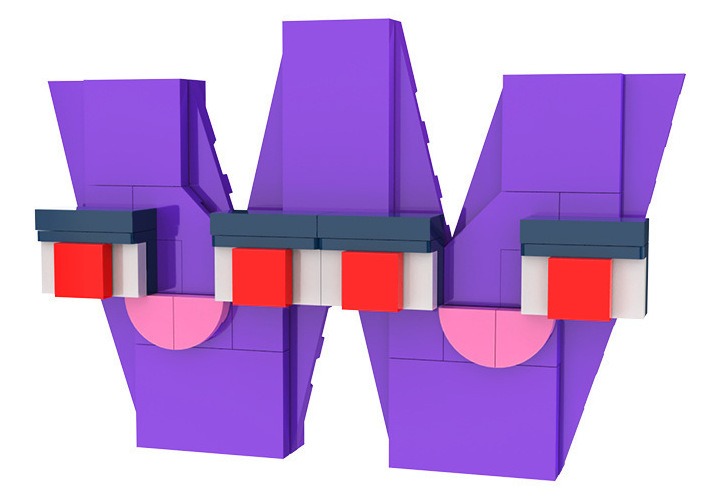 Conjunto De Blocos De Construção Alphabet Lore, A-m/n-z, Abc - Imagem 14