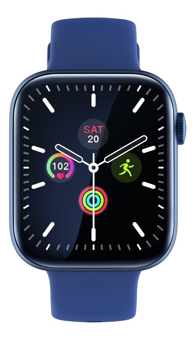 Smartwatch Impermeável Com Bluetooth Rosa Sobre Cinta Preta - Imagem 24