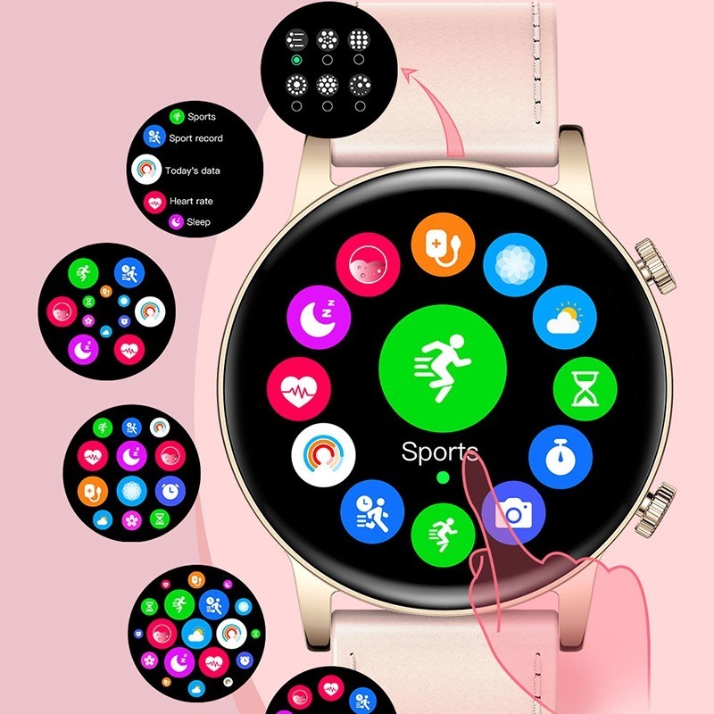 Smartwatch Amoled Smartwatch Masculino Bluetooth Ca - Imagem 35