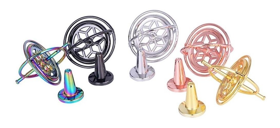 Fingertip Precisão Giroscópio Girando De Equilíbrio - Imagem 15