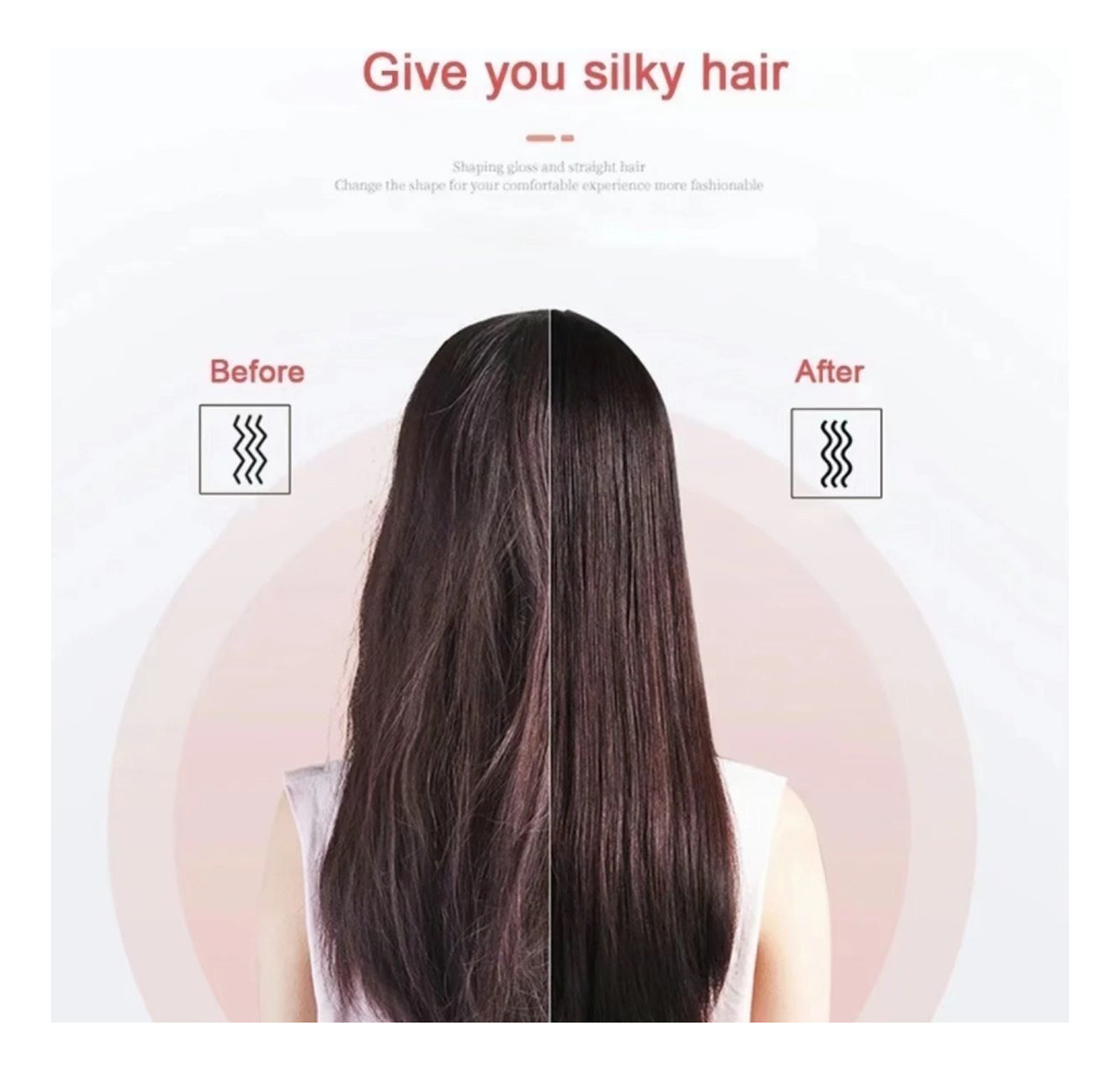 Basiqe Sleek Gold Escova Anion Cabelo Escova Basiqe Elegante - Imagem 14