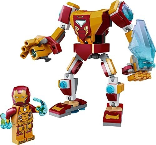 Edifício Lego Marvel Iron Man Mech Armor 76203 - Imagem 2
