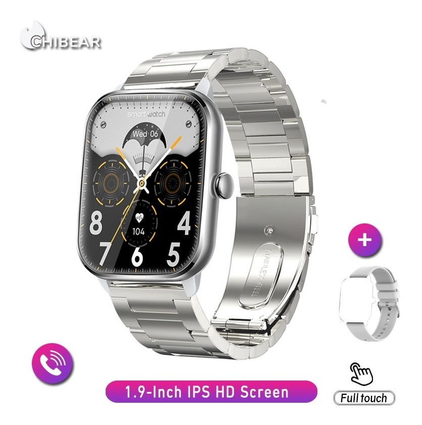Smartwatch Bluetooth Voice Assistant Smart Watch Men 1.9 - Imagem 21