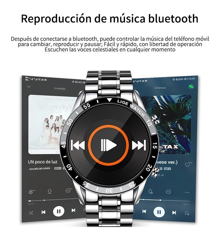 Smartwatch Casual Masculino À Prova De Água - Imagem 16