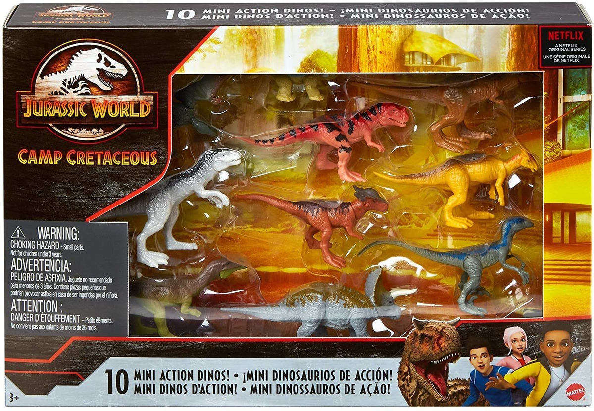 Jurassic World Camp Cretáceo Multipack 10 Mini - Imagem 3