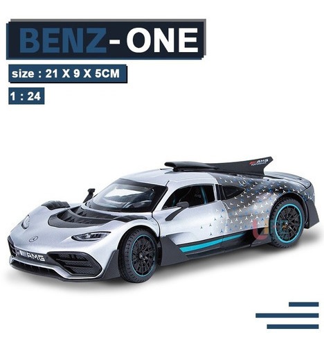 Carro Miniatural Benz Amg One Com Som E Luzes 1/24