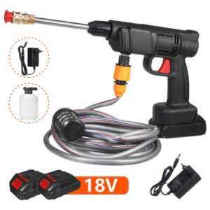 Lavadora Portátil Alta Pressão +2 Baterias Sem Fio
