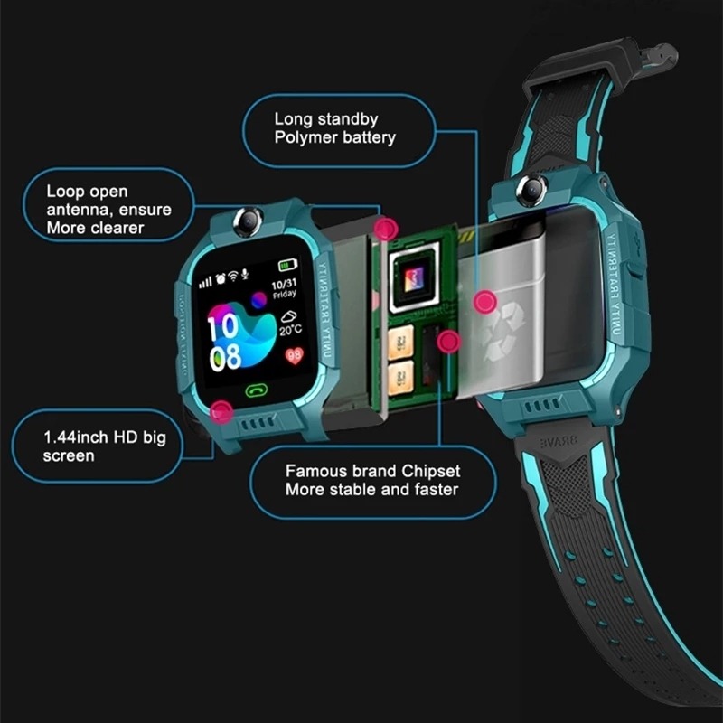 Q19 Smartwatch Para Crianças, Câmera Sos, Telefone - Imagem 3