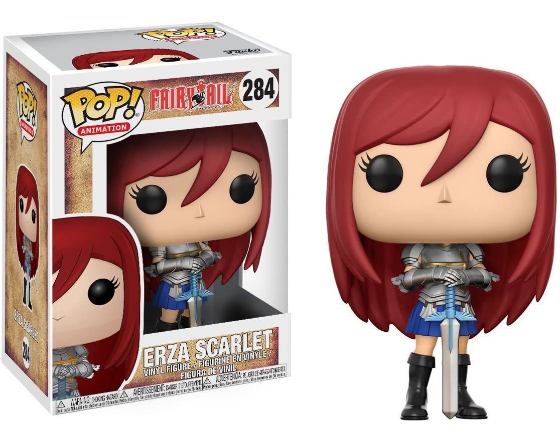 Funko Pop Anime Fairy Tail Erza Scarlet Colecionável