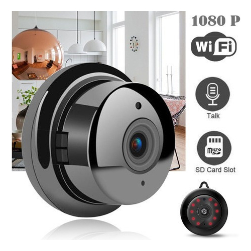 Mini Micro Câmera Monitoramento Espia Segurança Hd Wireless