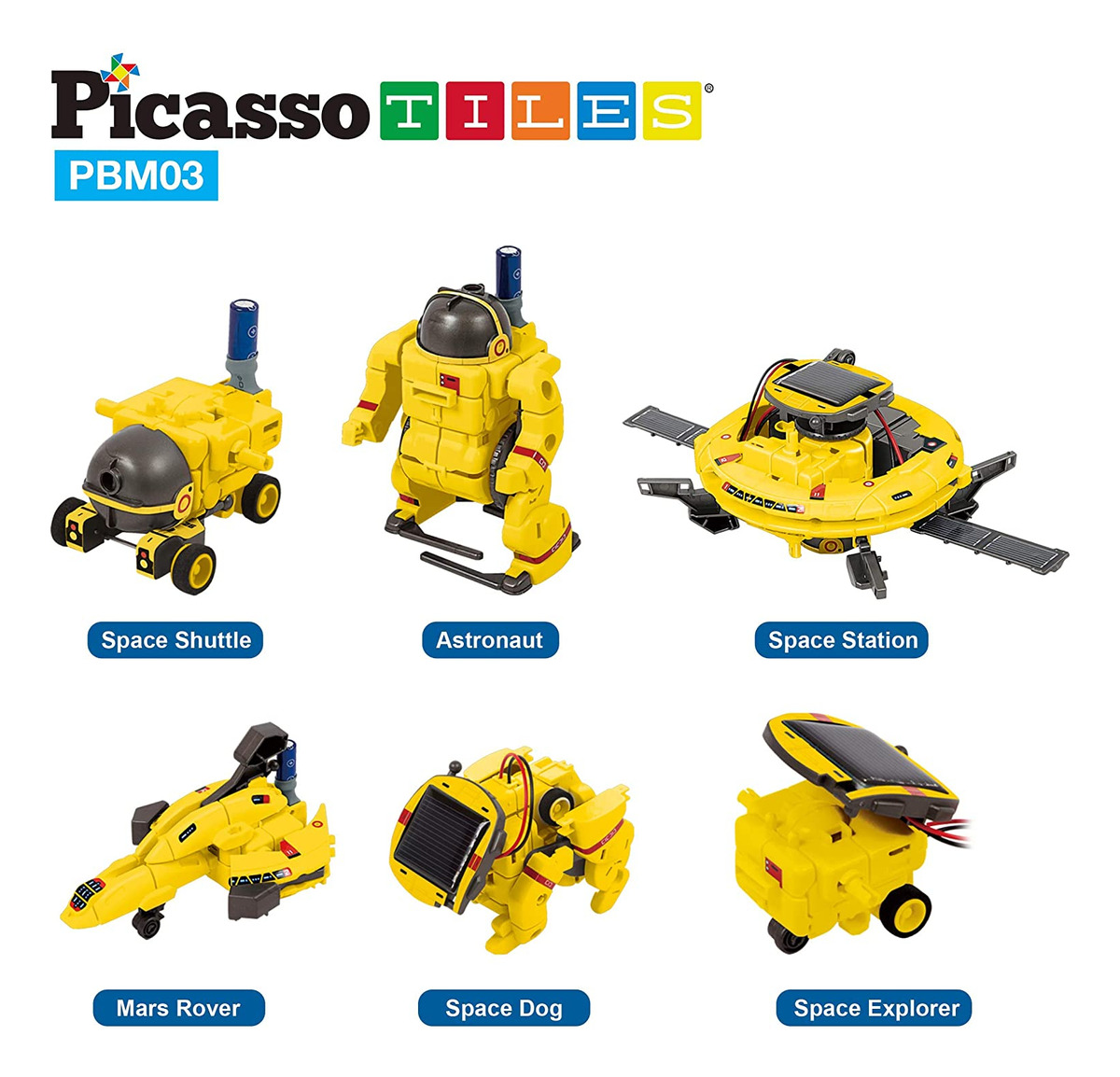 Robô Espacial Educativo Movido A Energia Solar Picassotiles - Imagem 5