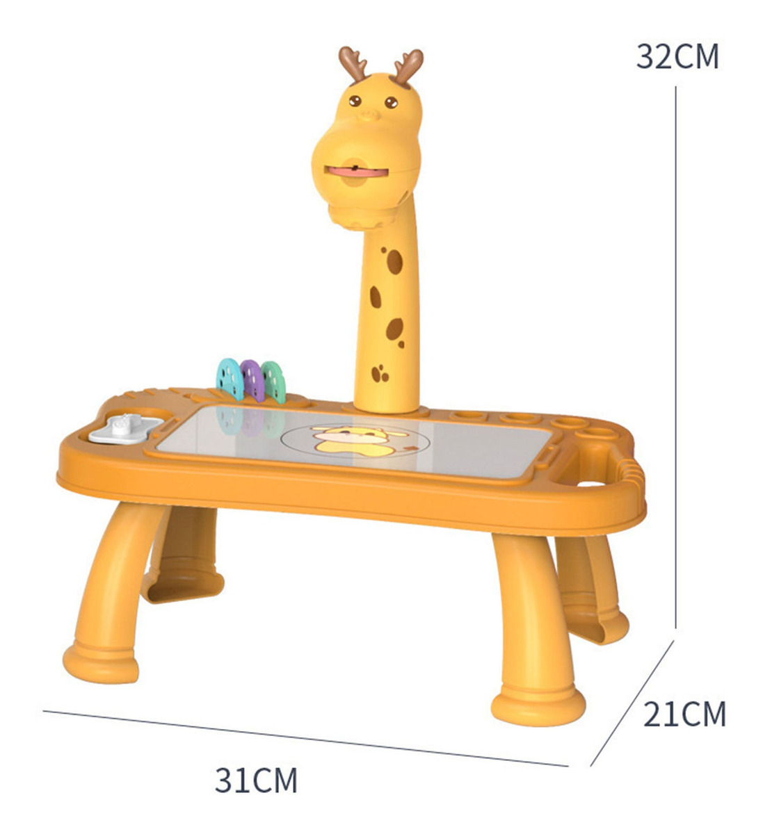 Crianças Trace Desenhar Aprendizagem De Projeção Girafa - Imagem 2