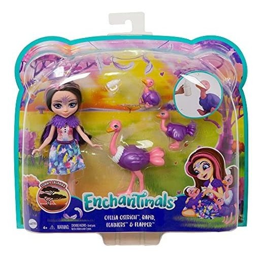 Conjunto De Brinquedos Da Família Enchantimals Boneca De Ave - Imagem 6