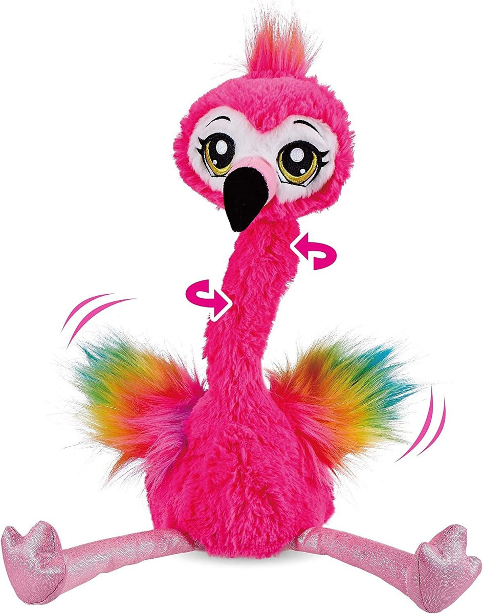 Animais De Estimação Vivos Frankie The Flamingo Pink 15 Inte