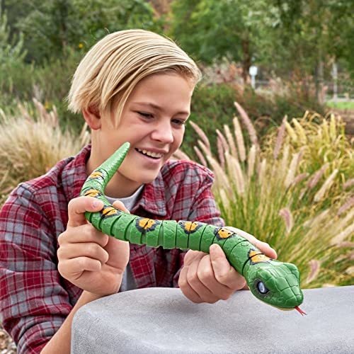 Robo Alive Slithering Snake Série 3 Green By - Imagem 6